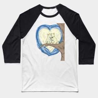 Mice in Love Baseball T-Shirt